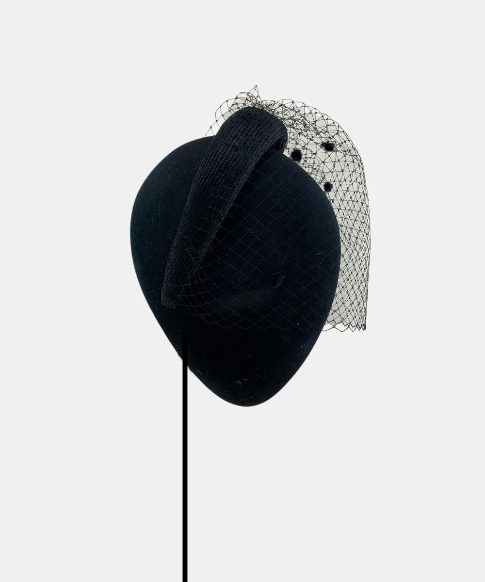 TELGREEN BLACK GUEST HEADDRESS