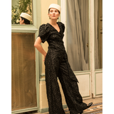 Pantalón Antonia Print Negro