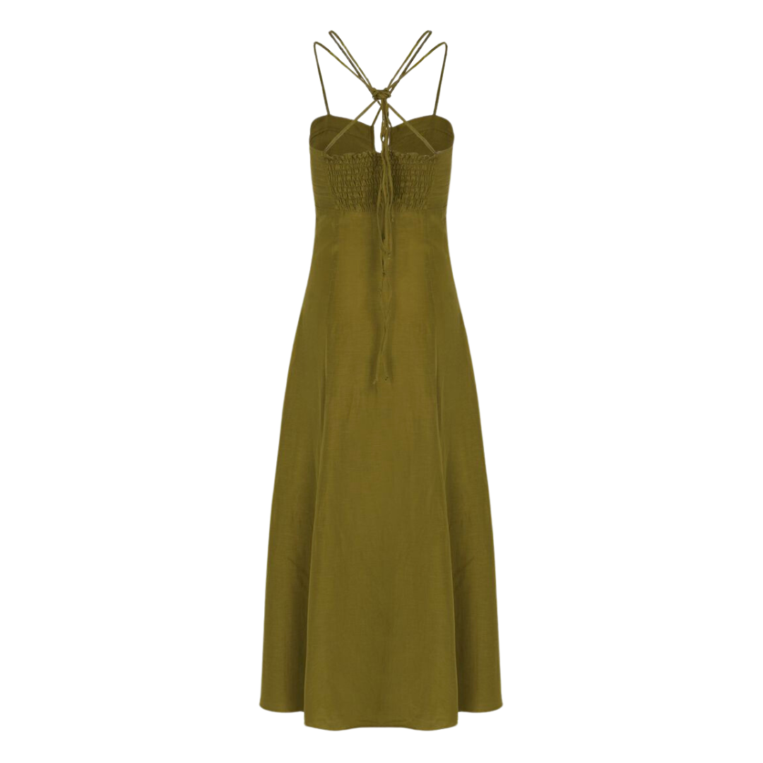 Vestido Amale Verde Caqui