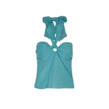 Turquoise Bardi Top