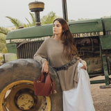 MAESE PLACE. Cinturón Roda Gris Metálico