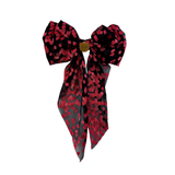 Lazo DELIA estampado rojo