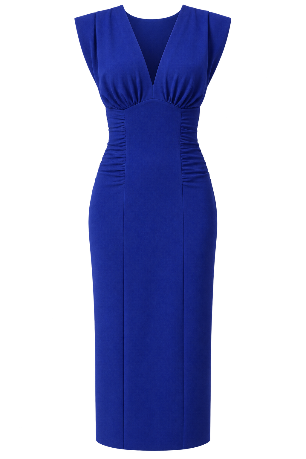 Vestido May Crep Azul