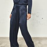 Antonia Blue Striped Trousers