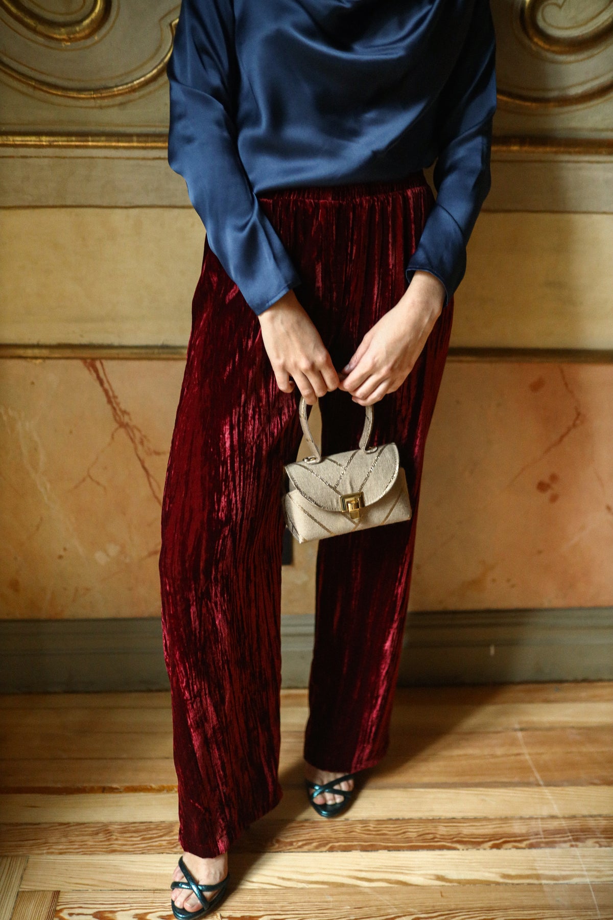 Pantalón Diana Granate