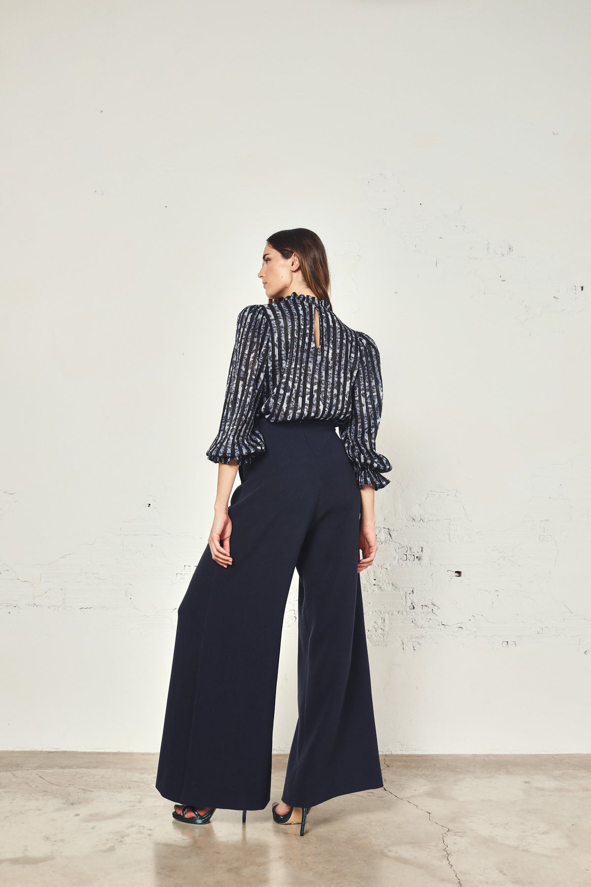 Top Lucie Blue Glitter