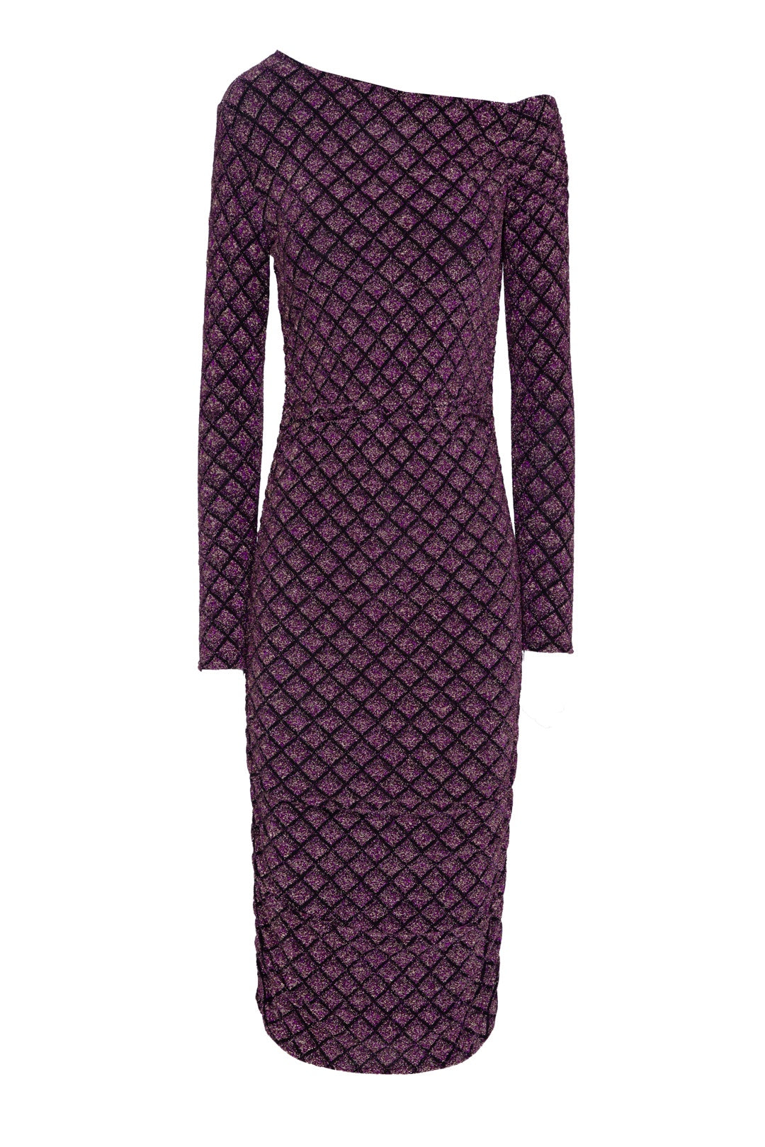 Vestido Malena Brillo Rombos