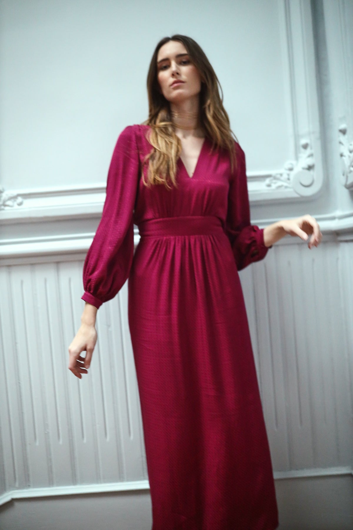 Vestido Mila Cereza