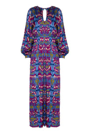 Vestido Mila Malmo Azul y fucsia
