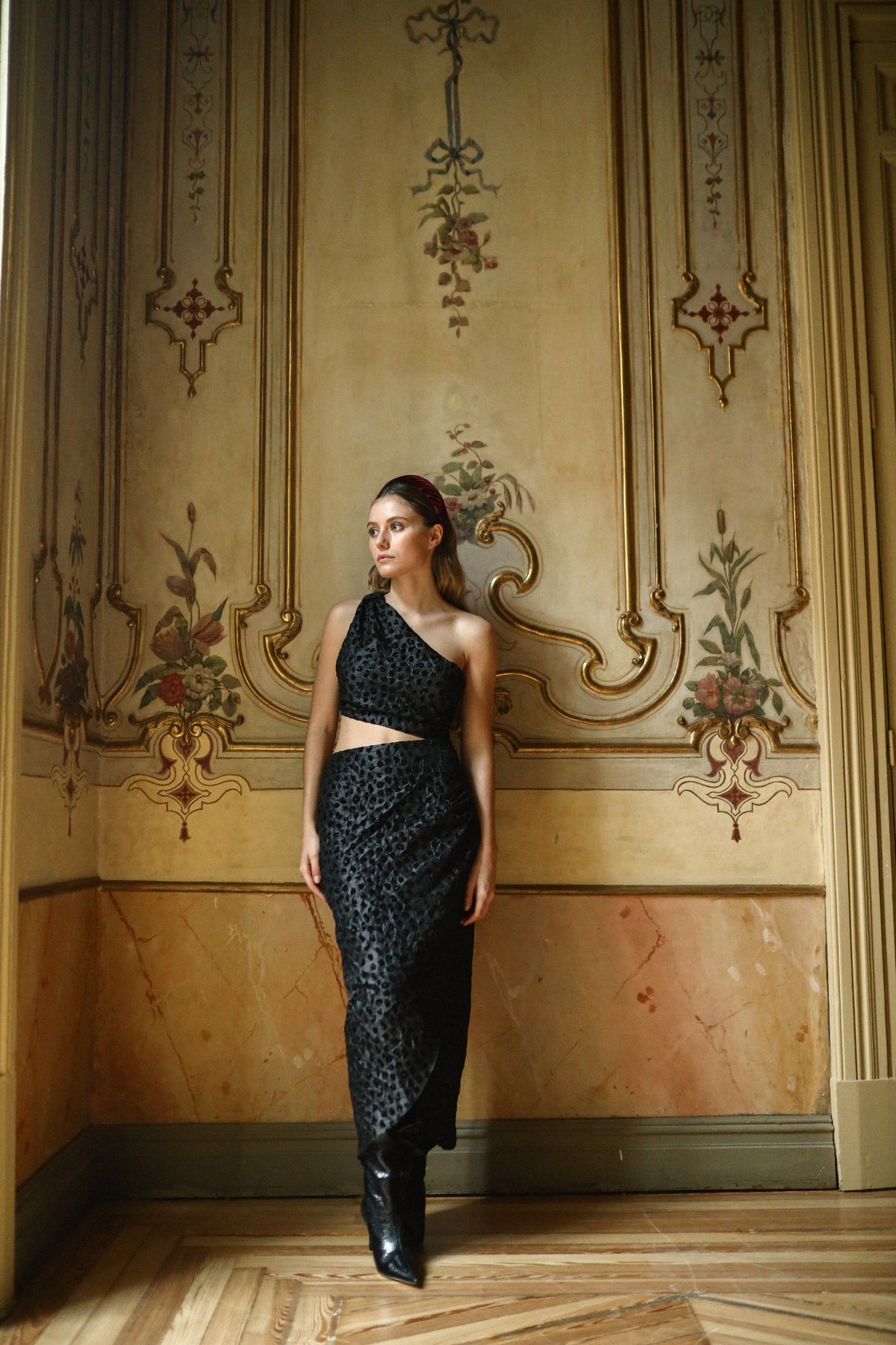 Vestido Rachel Print Negro
