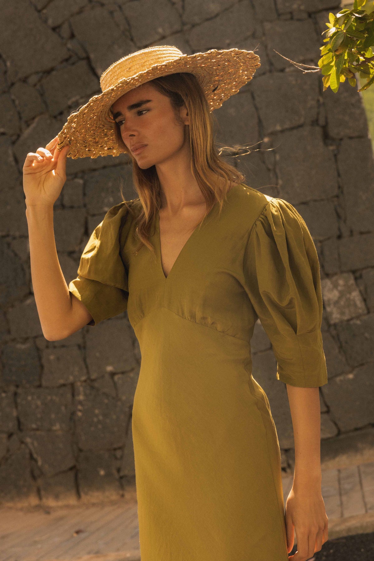 Vestido Zoe Verde Caqui