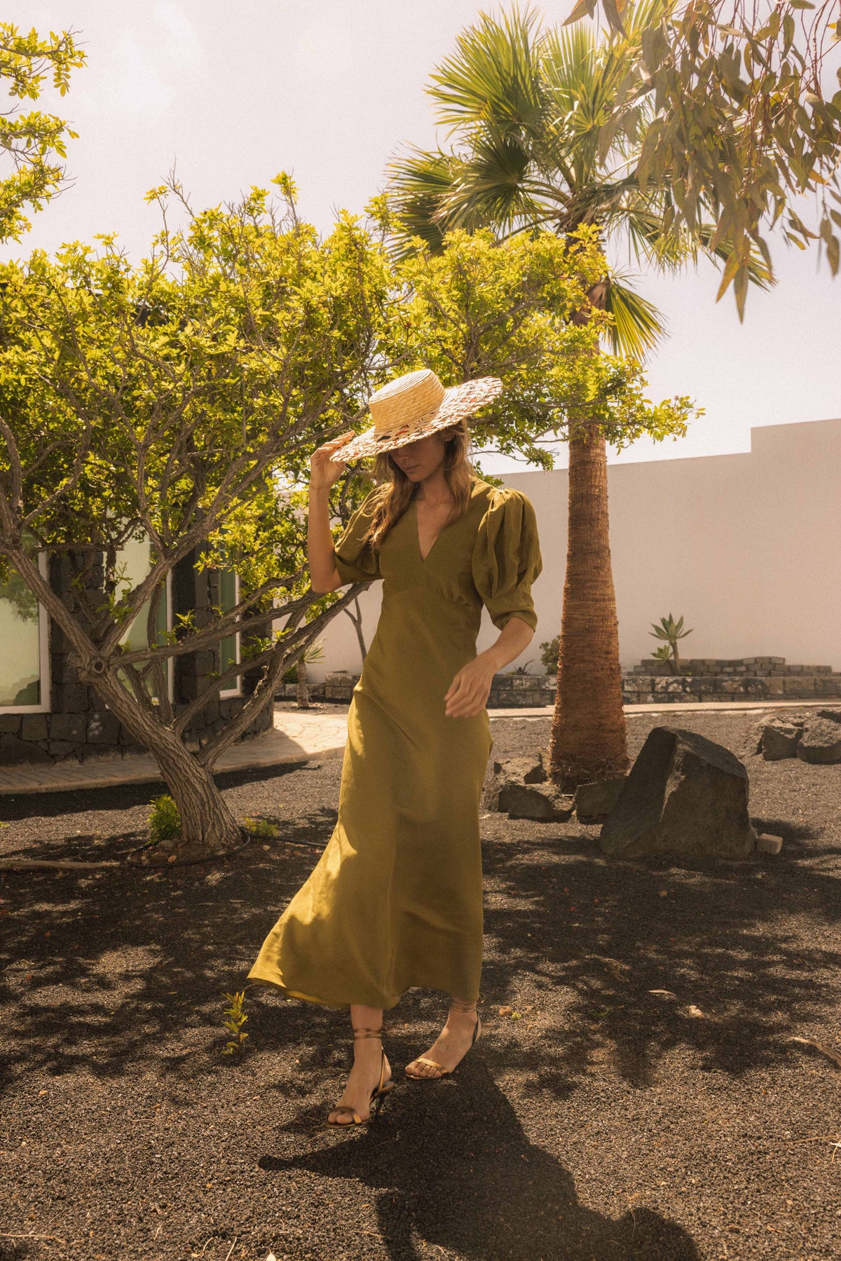 Vestido Zoe Verde Caqui