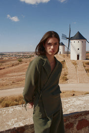 Chaqueta Aziza Punto Verde