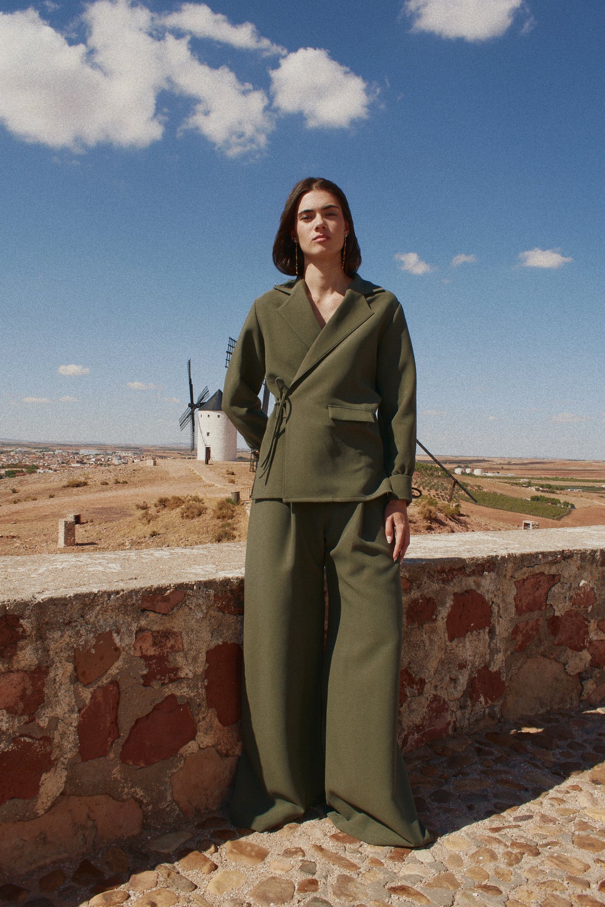 Chaqueta Aziza Punto Verde