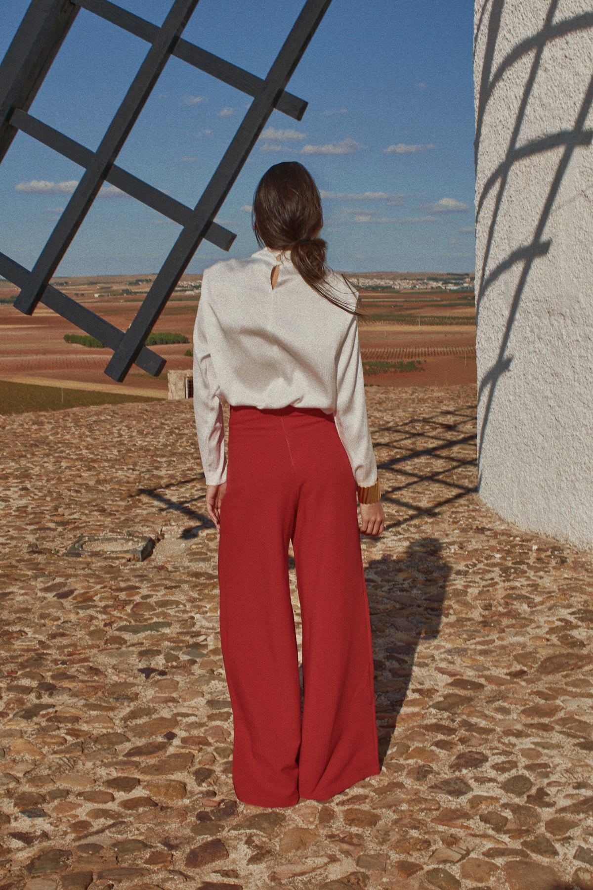 Pantalón Antonia Punto rojo