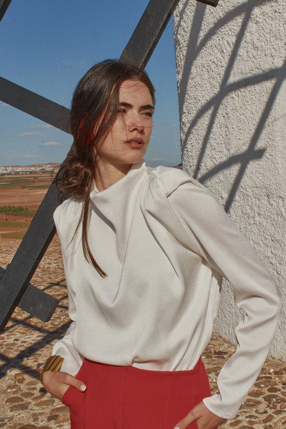 Blusa Laure Enya Blanco