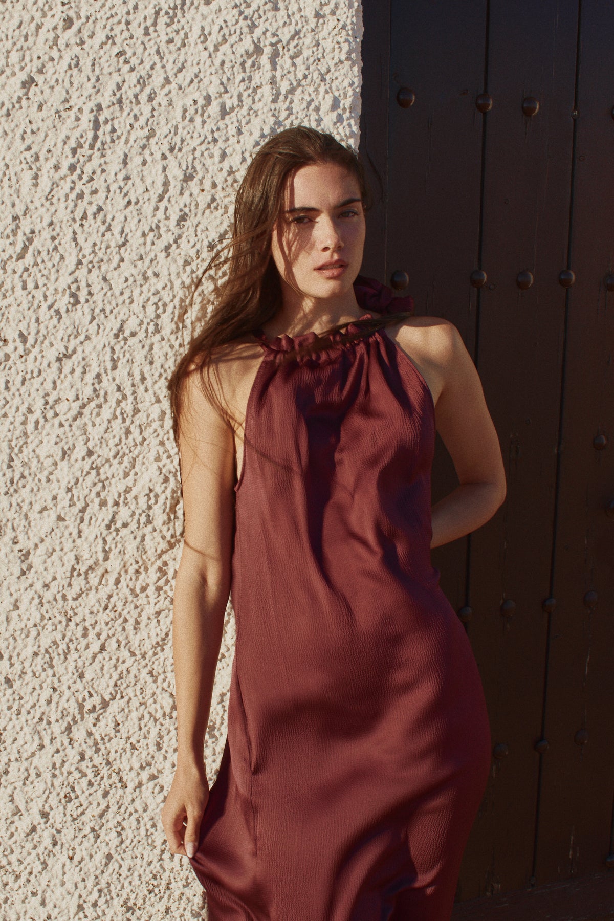 Vestido Maca Enya Granate