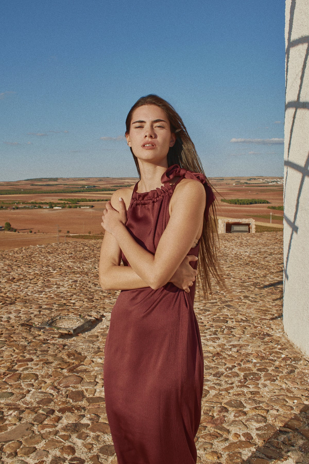 Vestido Maca Enya Granate