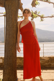 Kristen Red Skirt