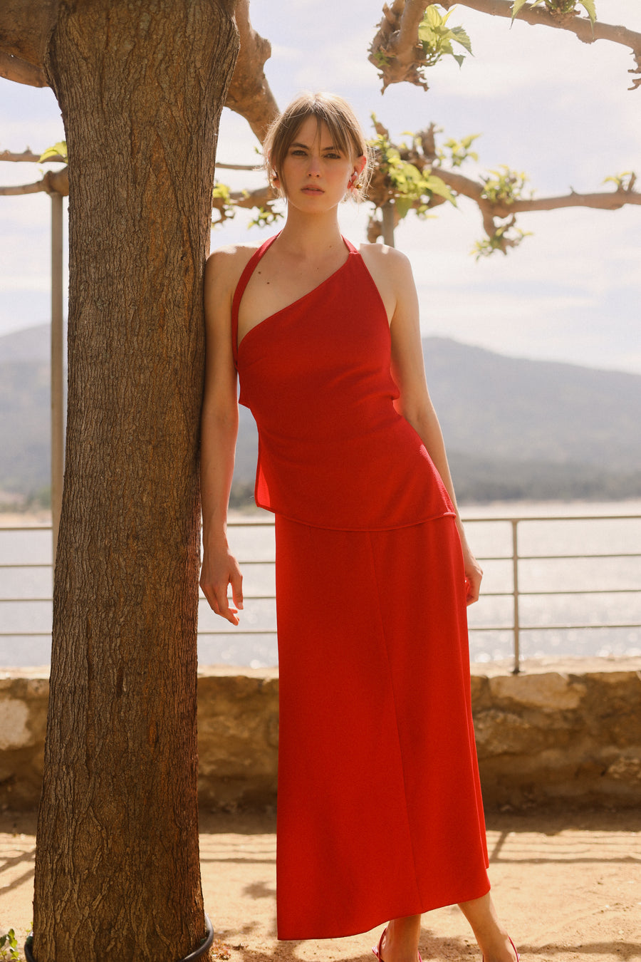 Falda Kristen Rojo