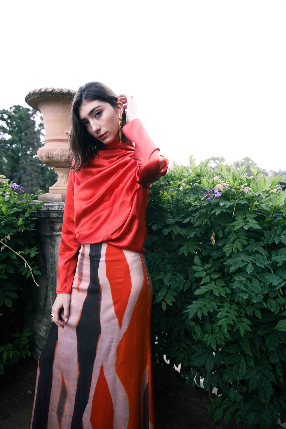Camisa Charlotte Coral