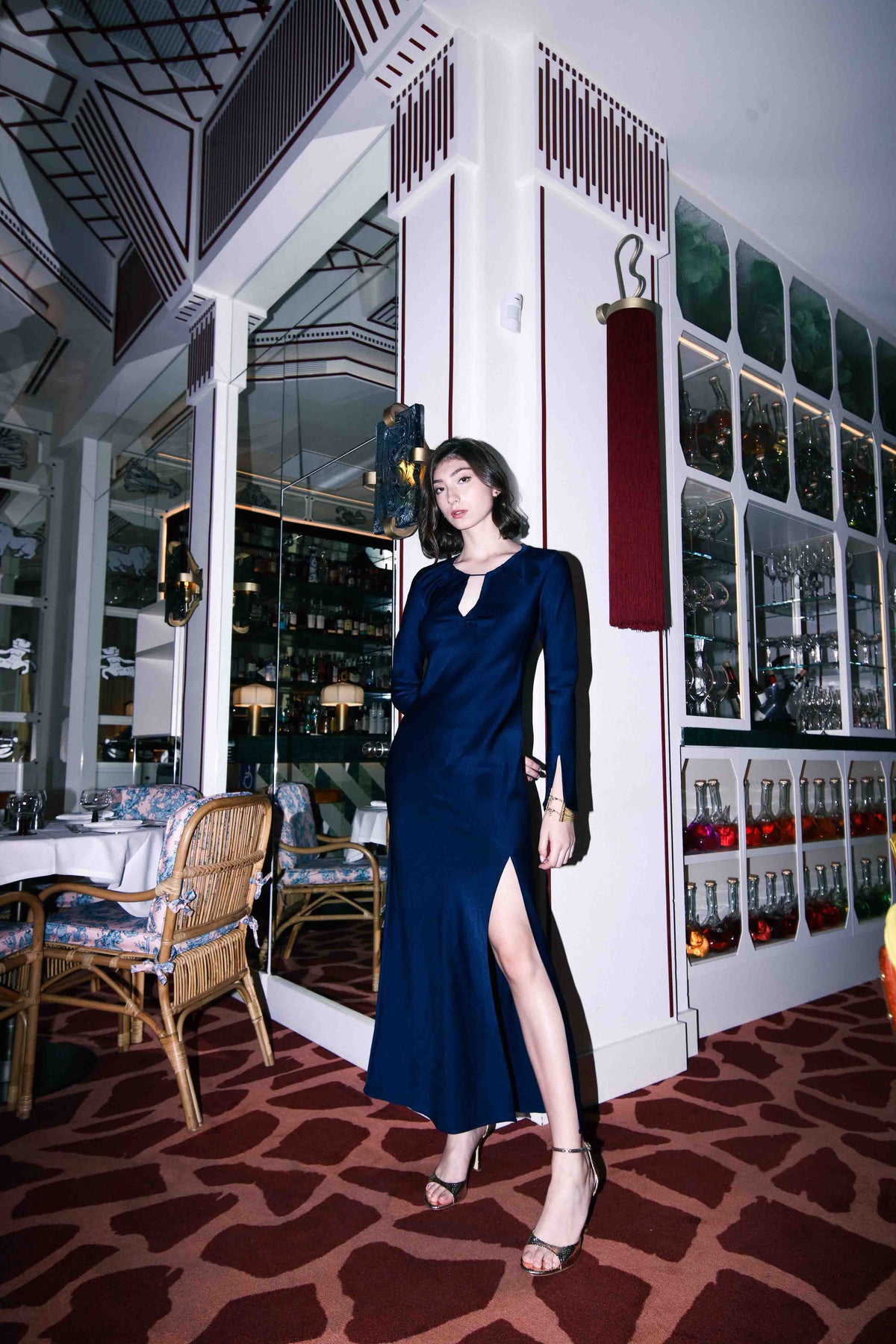 Angie Navy Dress