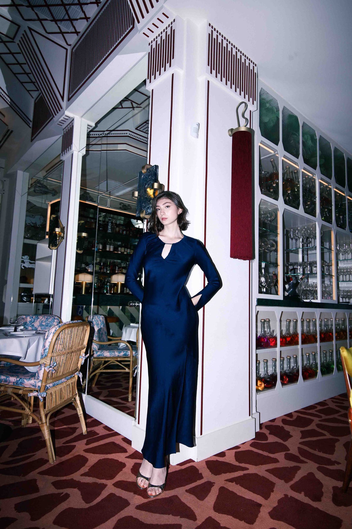 Vestido Angie Navy