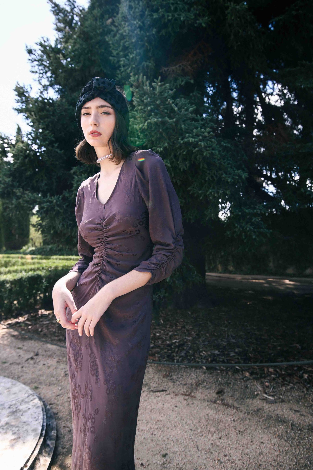 Vestido Geiko Berenjena