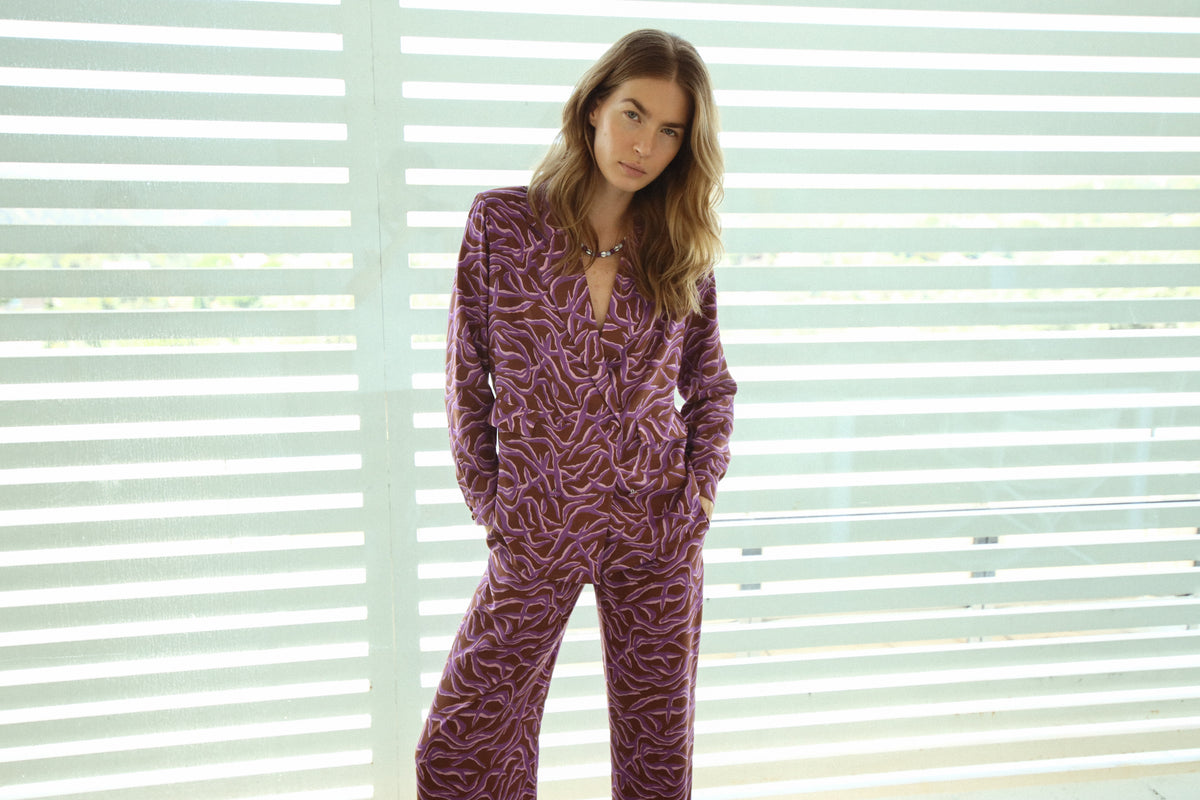Pantalón Diana Bali Morado