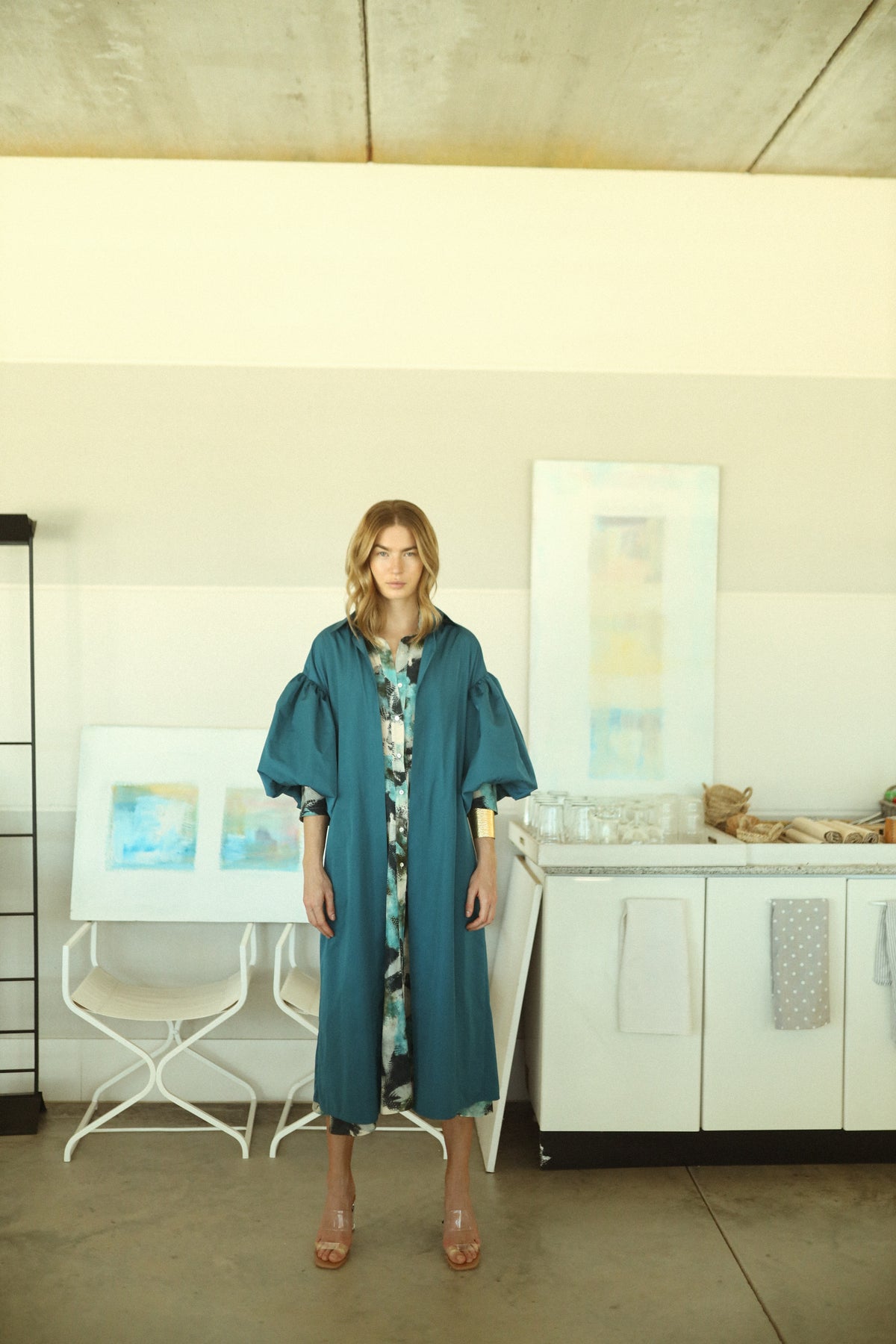 Valentina Petrol Blue Jacket