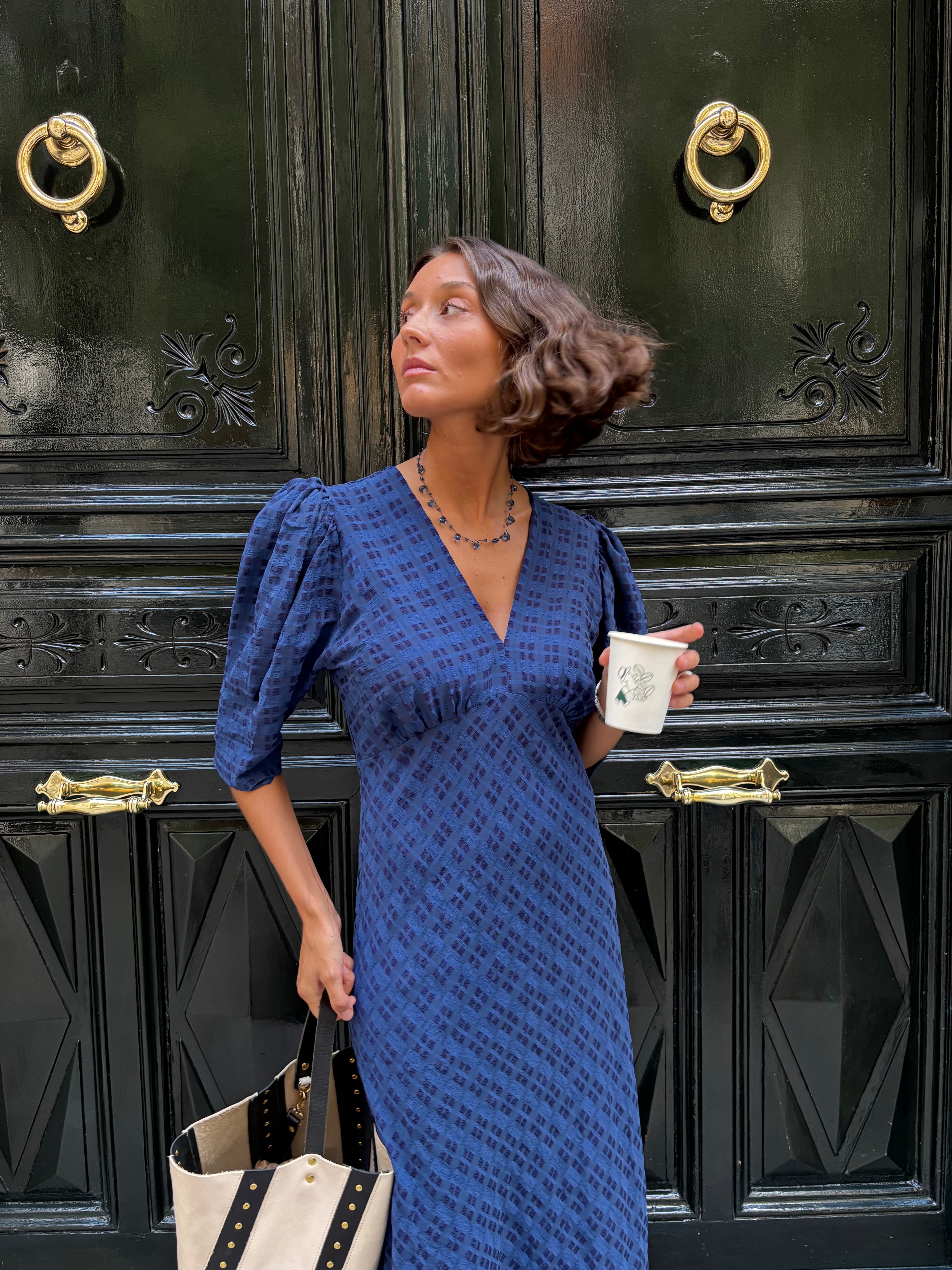 Vestido Zoe Indigo