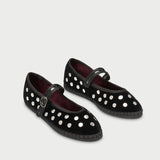 Mae Silver Black Flabelus