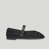 Pierre Lace Black Flabelus