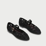 Pierre Lace Black Flabelus