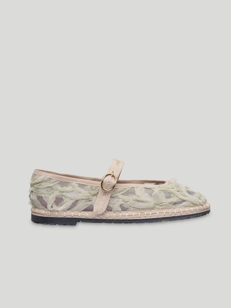 Pierre Lace Green Flabelus