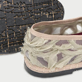 Pierre Lace Green Flabelus