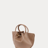 SAONARA. MINI CAPAZO MOKA PIEL