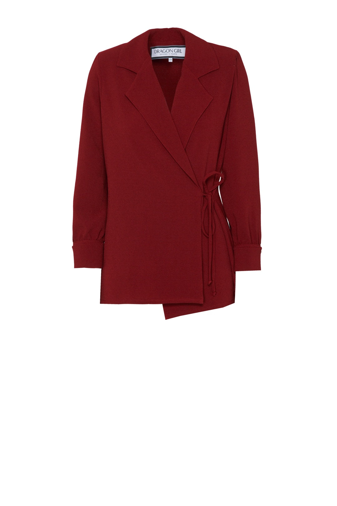 Chaqueta Aziza Crepe granate