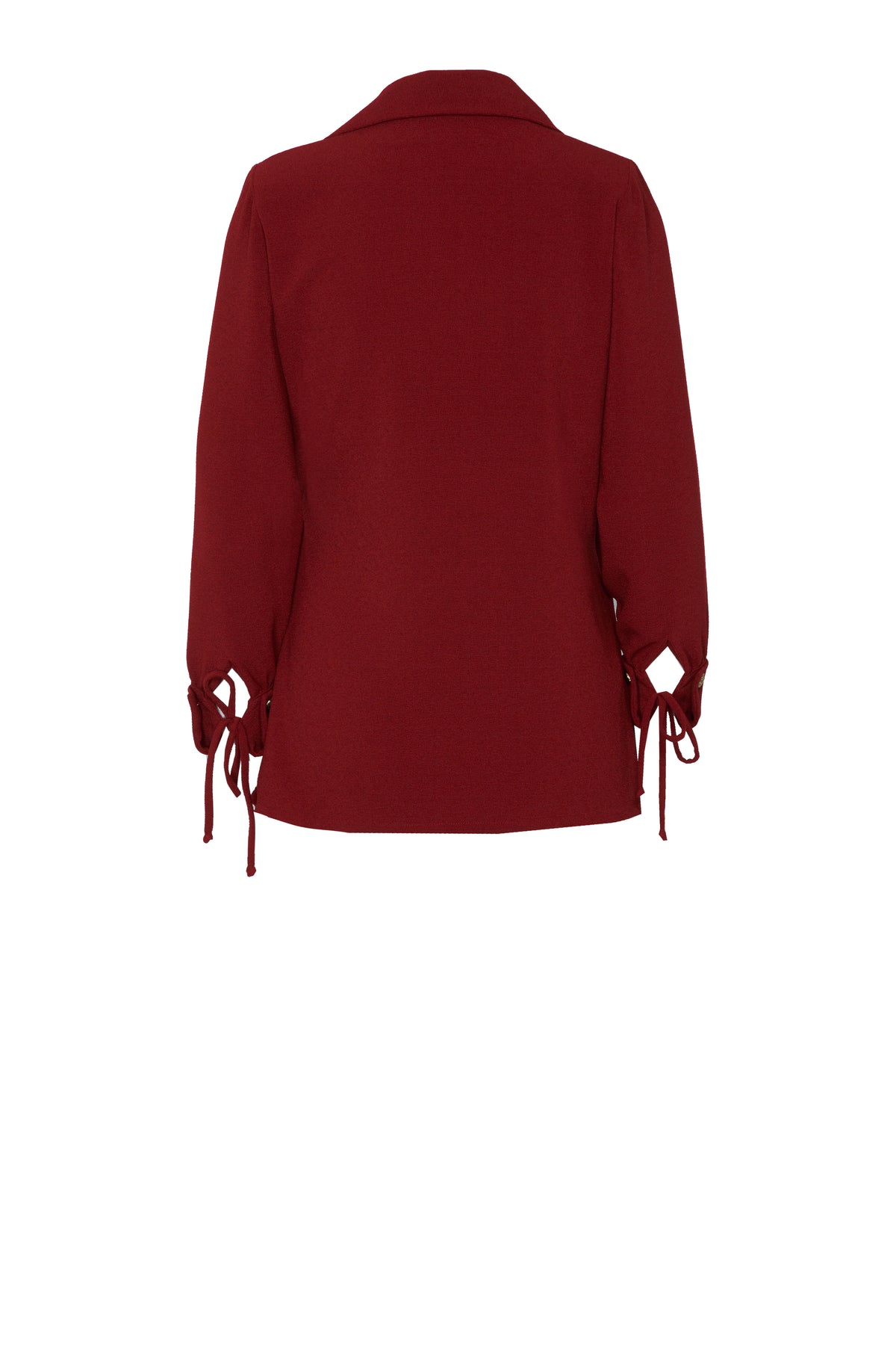 Chaqueta Aziza Crepe granate