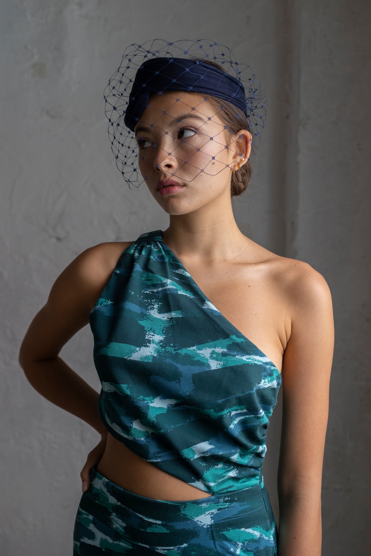 VILHA GUEST HEADDRESSES navy blue 