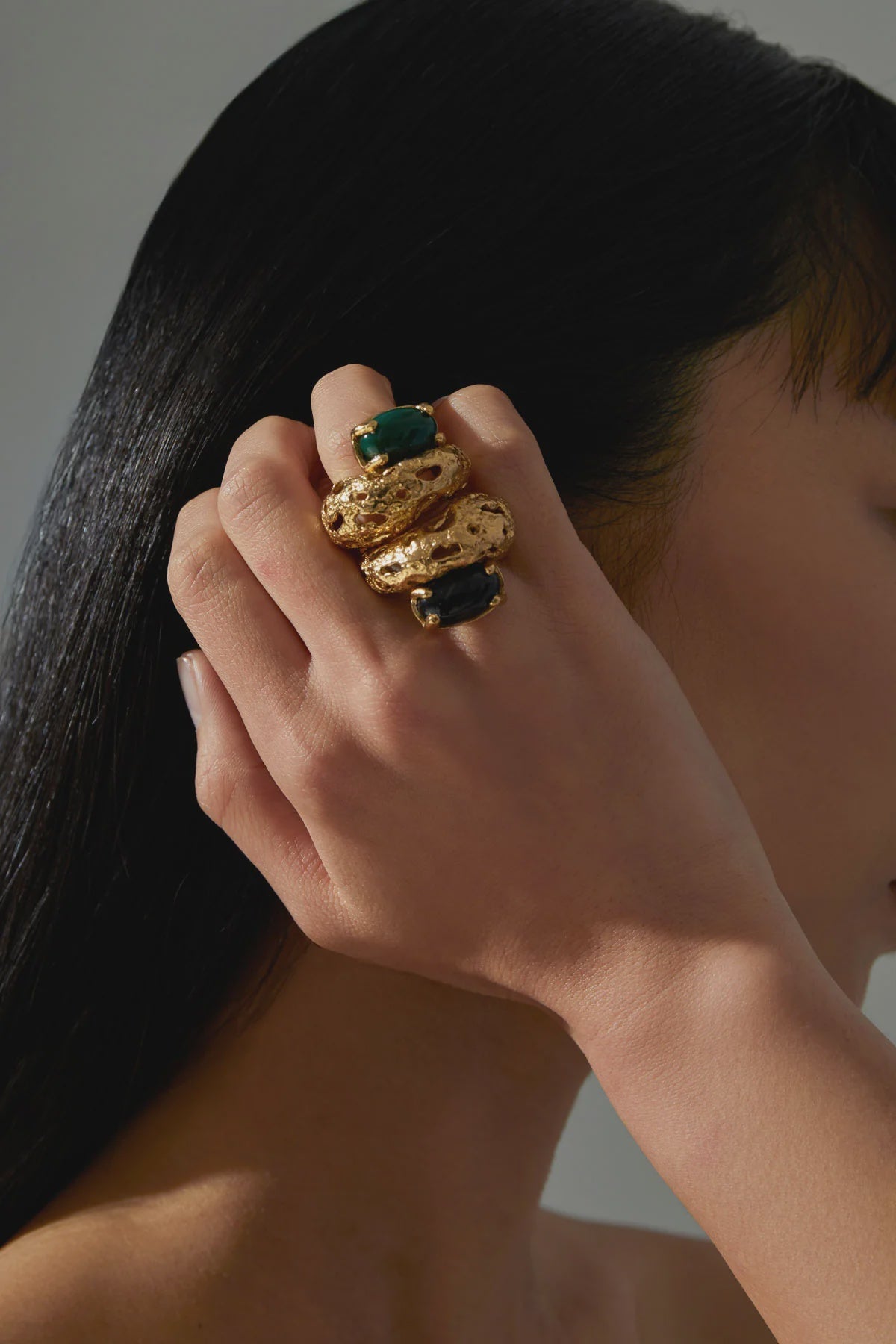 PAOLA SIGHINOLFI Anillo Mayge Verde