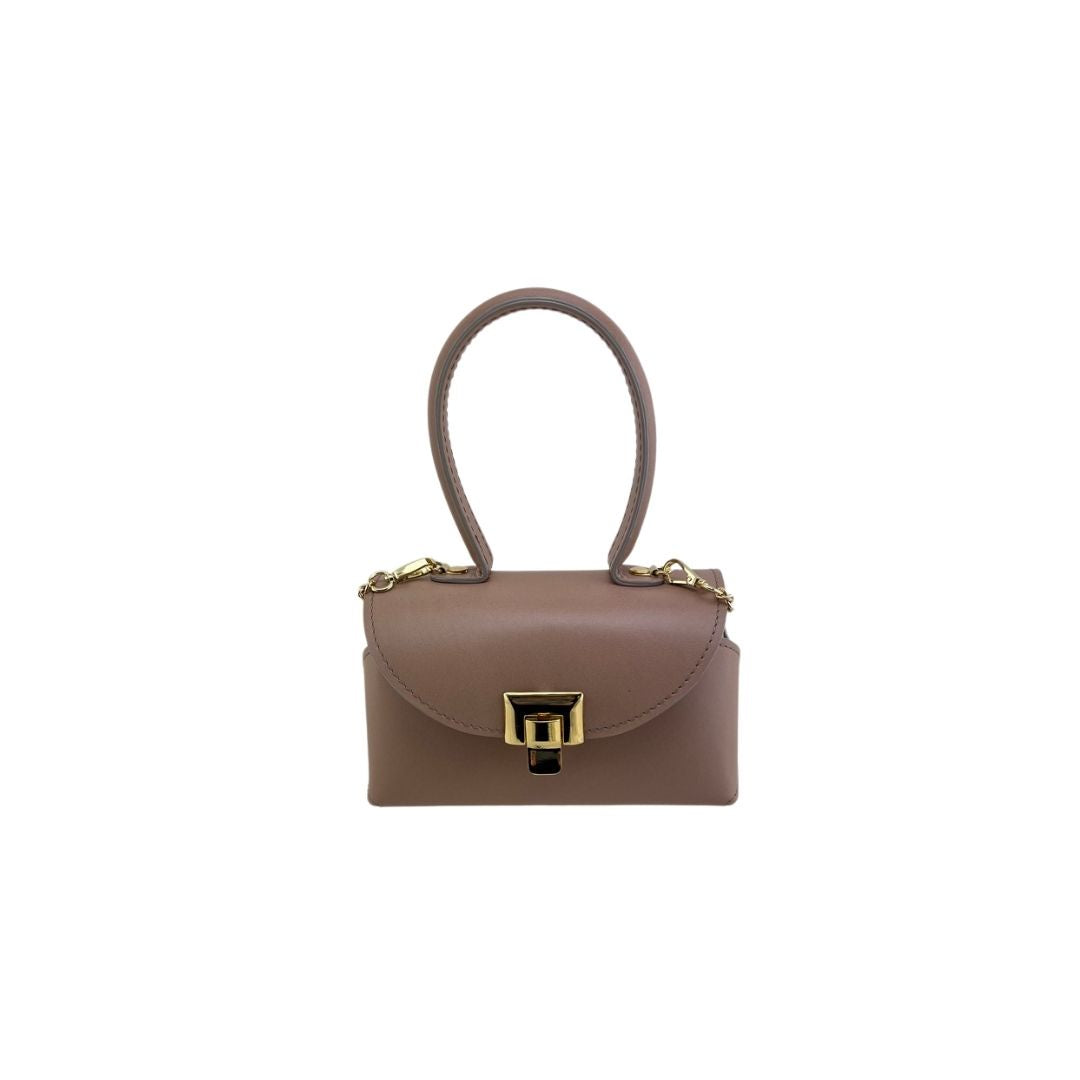 Bolso de mano clutch ORIGAMI Rosa Nude