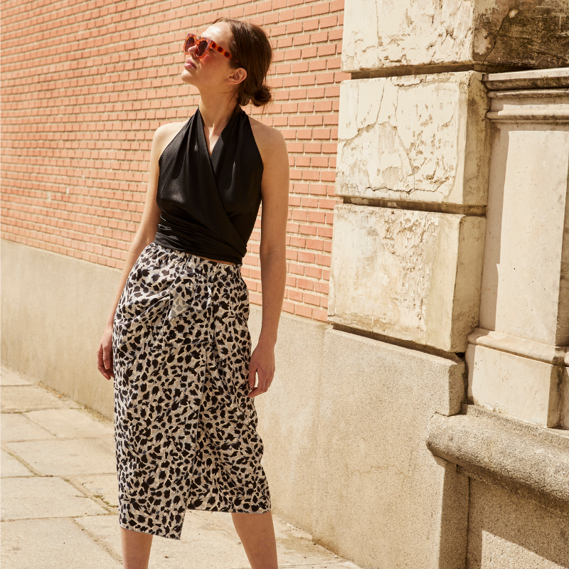 Falda Patrizia Animal Print