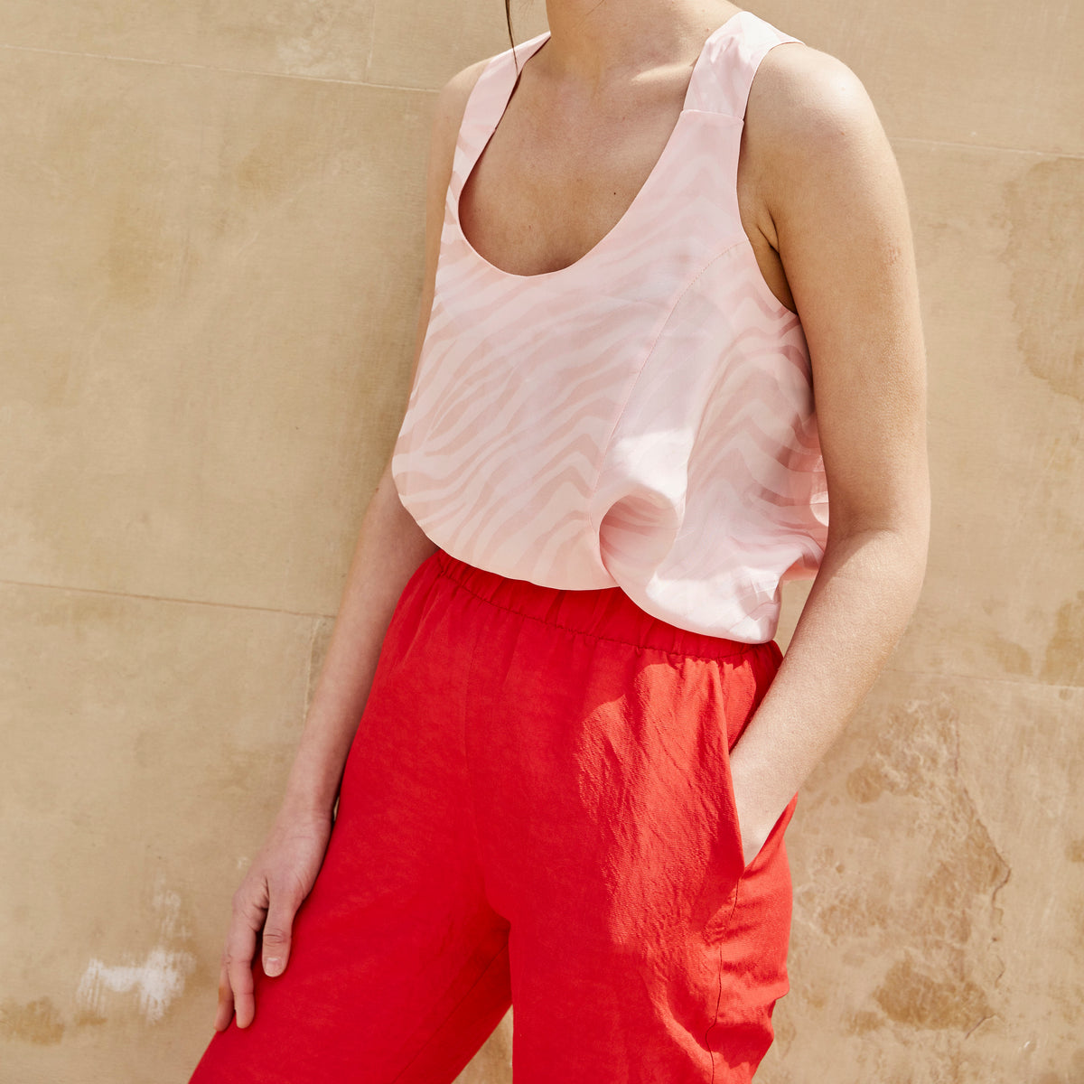 Pantalón Mel Rojo
