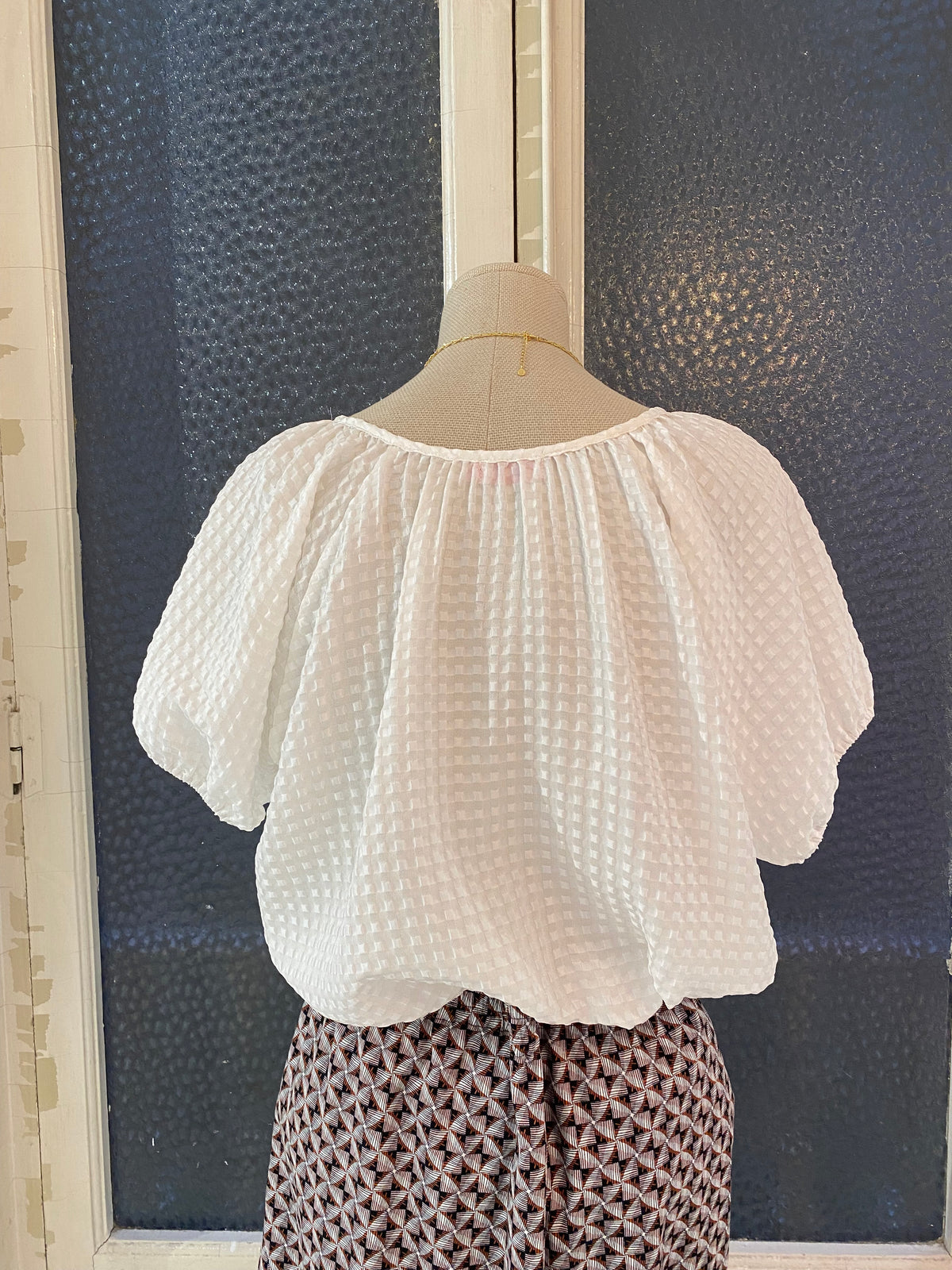 Camisa May Vichy Blanco