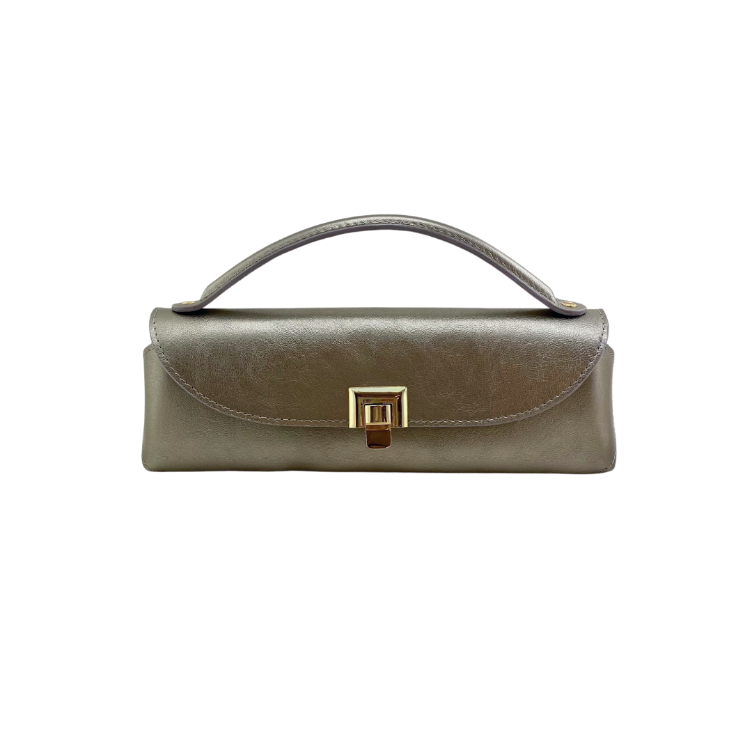 Gold KIRIGAMI clutch handbag