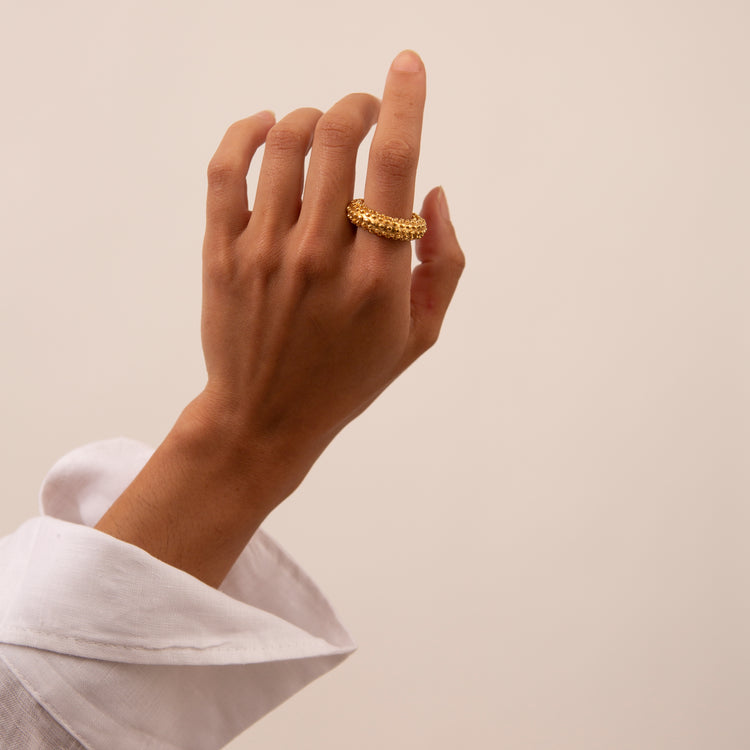 Paola Sighinolfi Electra Ring Gold plated – Mimoki