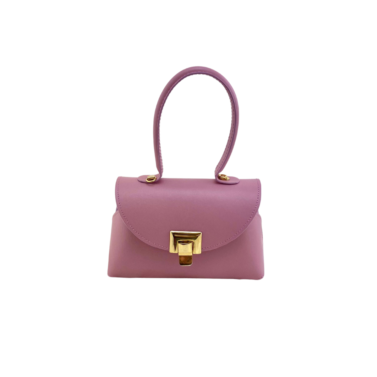 Bubblegum Pink Origami Clutch Handbag