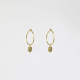 Night Gold Hoops