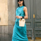 Vestido Cyntia Turquesa